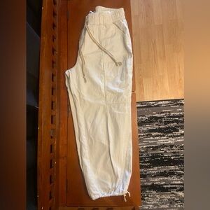 Casual Cargo Cream Pants